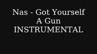 Nas  Got Yourself A Gun INSTRUMENTAL [upl. by Sherburne]