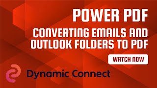 Converting Emails and Outlook folders to PDF [upl. by Lzeil]