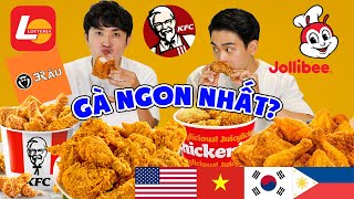 Gà rán 100 của người Việt đại chiến KFC  Lotteria  Jollibee Gà rán ở đâu ngon nhất [upl. by Wexler]