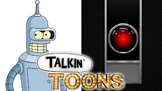 John DiMaggio Does Bender as HAL 9000 in 2001 A Space Odyssey Talkin Toons w Rob Paulsen [upl. by Christianity]