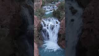 Hiking to Havasu Falls in LESS than a minute 🌊 [upl. by Relyks859]