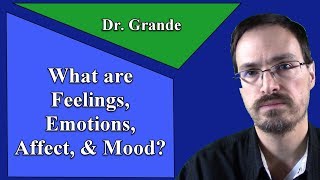 What are Emotions Feelings Affect and Mood [upl. by Walther]