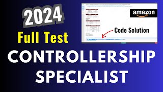 Controllership Specialist Amazon Assessment 2024  Amazon Online Test Questions And Answers [upl. by Ekeiram948]