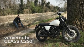 VERVE MOTO CLASSIC S 250  una brat style a pochi euro [upl. by Aivlis]