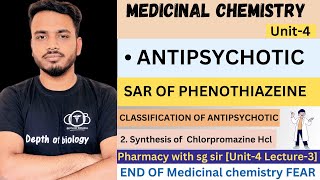 Antipsychotic  phenothiazeine  SAR OF Phenothiazeine  classification of antipsychotic  synthesis [upl. by Airlee961]