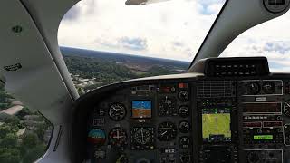 TBM 850 quotLandingquot KGMU MSFS [upl. by Garth]