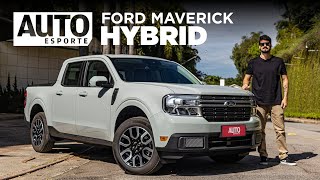 Ford Maverick híbrida picape faz 35 kml e o preço é igual ao da versão turbo Qual comprar [upl. by Irish]