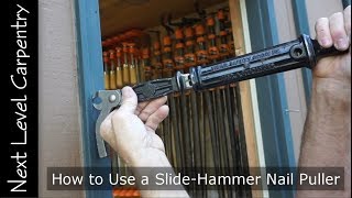 How to Use a Slide Hammer Nail Puller [upl. by Adele]