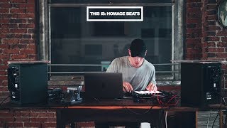 This Is Homage Beats  Interview Making A Beat With Steezy [upl. by Paza]