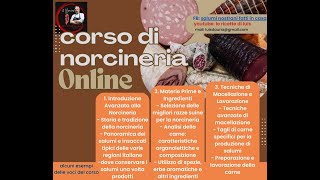 corso online di norcineria [upl. by Ahsien775]