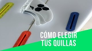 Consejos para elegir tus quillas de surf [upl. by Leta]