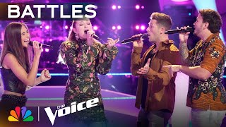 323 and Katie Os Beautiful Performance of quotLonesome Loserquot  The Voice Battles  NBC [upl. by Mount]