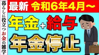 【2024年4月改定】在職老齢年金の調整額が50万円に引き上げ！老後に働くと年金が減る制度をわかりやすく解説！ [upl. by Najtsirk539]