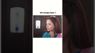 Her savage reply🔥💯trending viralvideo youtubeshort edit iqtidar pakistanidramas [upl. by Marsden179]