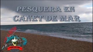 APLP Surfcasting  Pesquera en Canet de Mar desafiando las condiciones meteorológicas [upl. by Neehcas97]