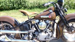 Harley Davidson Panhead 1948 [upl. by Carnahan129]