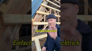 Vertrau mir Zollstocktrick für die Baustelle handwerk tricks shorts tips howto [upl. by Yhtak138]