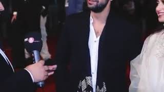 Ahad Raza Mir and Sajal Ali interview with BBC Asian network at Lux Style Awards 2018  LSA 2018 [upl. by Fronnia]