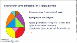 Il tangram ovale come costruirlo passo passo [upl. by Akiria]