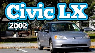 Regular Car Reviews 2002 Honda Civic LX [upl. by Nessi]