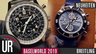 Baselworld 2019 Breitling  Back to the roots Navitimer ReEdition  Superocean Heritage [upl. by Ydasahc772]