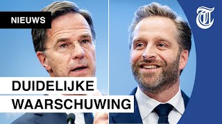 KIJK TERUG Rutte en De Jonge over verlenging avondlockdown [upl. by Nahsed297]