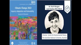 IPCC 2022 Dr Ruth Morgan on Impacts Adaptationand Vulnerability  AR6  Climate Change  CCN News [upl. by Lrae]