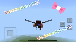 Minecraft elytra flying guide for bedrock edition [upl. by Paul]