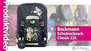 Beckmann Schulrucksack Classic 22L  Produktvideo [upl. by Gaulin348]