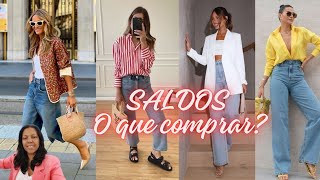 O QUE COMPRAR NOS SALDOS 😱 tendencias moda comprinhas saldos [upl. by Oiramal535]