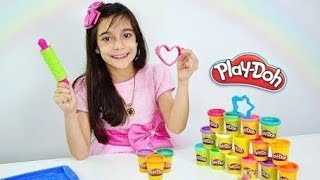 CONFEITARIA DA PRINCESA LELINDA ★ BRINCANDO COM PLAYDOH ★ Diversão com massinha de modelar  Parte 2 [upl. by Zolnay114]