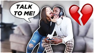 IGNORING MY GIRLFRIEND FOR 24 HOURS PRANK do not attempt [upl. by Hennessy278]