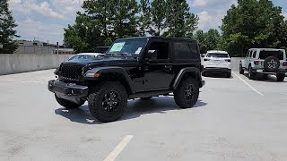 SOLD  NEW 2024 JEEP WRANGLER WILLYS 2 DOOR 4X4 at Five Star Gwinnett CDJR NEW RW308459 [upl. by Ahselrac792]