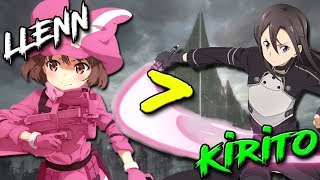 Llenn Is More OP Than Kirito  Sword Art Online Alternative Gun Gale Online [upl. by Bjork828]