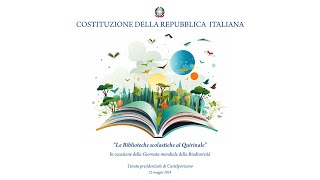 Le Biblioteche scolastiche al Quirinale [upl. by Anella]