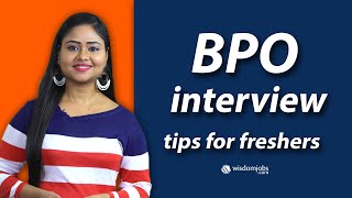 BPO Interview Questions for freshers  Get success in BPO Interview process by Wisdomjobs [upl. by Wilmer]