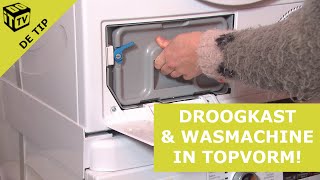 Hoe onderhoud je je droogkast en wasmachine  De tip [upl. by Hoashis]