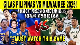 GILAS PILIPINAS vs MILWAUKEE 2025 Abando at Perez Shocking Raining 3s 2k24 [upl. by Boni85]