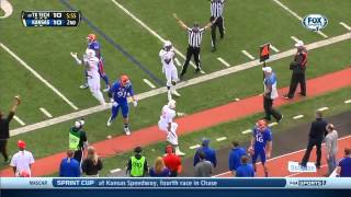 Kansas  Fake Punt vs Texas Tech [upl. by Attehcnoc]