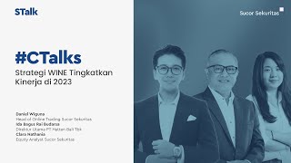 CTalks  Strategi WINE Tingkatkan Kinerja di 2023 [upl. by Sulrac925]