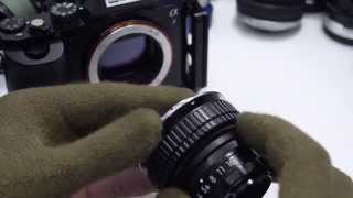 SONY A7  Enlargerlens EL Nikkor 50mm f40 amp 75mm f40 Helicoid unit DIY [upl. by Rosamund]