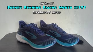 REVIEW 910 HAZE 15 NAVY TOSCA WHITE  Sepatu Running Murah Terbaik [upl. by Enelram]