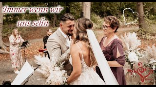 Einzug der Braut I Immer wenn wir uns sehn  LEA Cover Hochzeitssängerin Michelle Kunstmann [upl. by Valley962]