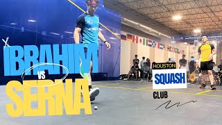 First Game Showdown Huzaifa Ibrahim vs Nicolas Serna  Squash Match Highlights [upl. by Negah991]