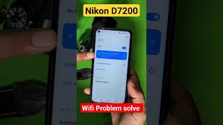 Nikon D7200 wifi photo transfer problem solved shorts nikon wifi ytshorts [upl. by Gough]