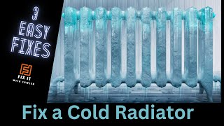 How to Fix a cold radiator  3 easy fixes [upl. by Naitsihc789]