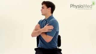 Physio Med  Neck and Upper Back Stretching Exercises Occupational Physiotherapy [upl. by Anwaf]