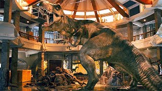 TRex vs the Raptors Scene  Jurassic Park 1993 Movie Clip HD [upl. by Quinlan]