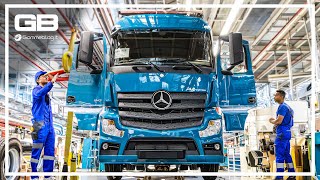 The Mercedes Actros Production Line is a Masterpiece [upl. by Ohploda]