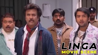 Rajinikanth helps the villagers with water  Lingaa [upl. by Anuahsed]